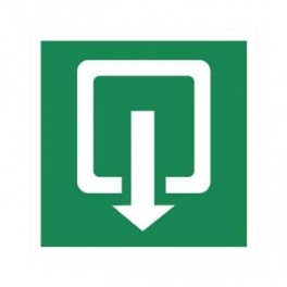 Pictogram Nooduitgang 20X20